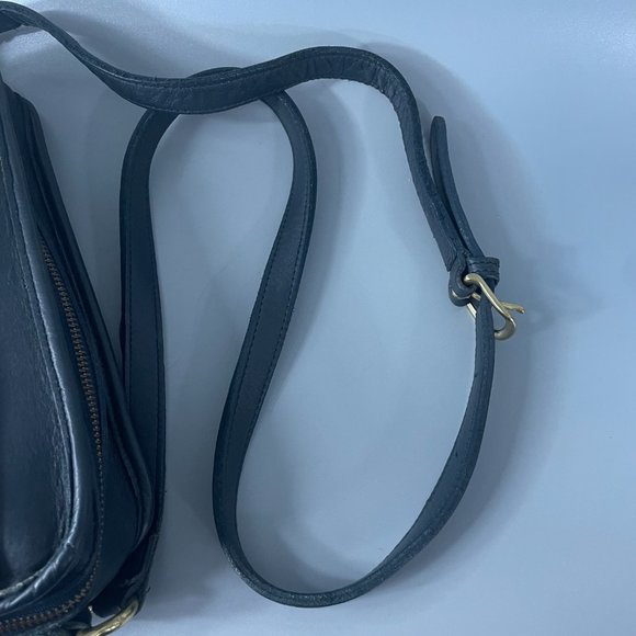 Vintage Coach Multi compartment Zip | #9974 | Navy - Picture 9 of 16